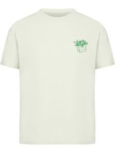 Футболка Ladies Fries Tee зеленого цвета Merchcode