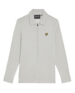 Вязаный кардиган Lyle & Scott, светло-серый