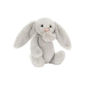 JELLYCAT Плюшевый зайчик bashful silver