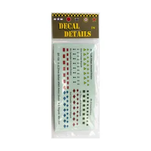 Маркировка британских бронетанковых частей времен Второй мировой войны - 1-я и 2-я канадская, 33-я британская., Historical Miniature Decals