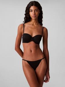 Идеально сидящий бесшовный бюстгальтер без бретелей с мягкой поддержкой Calvin Klein, Black