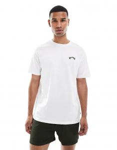 Футболка Billabong Arch Crew с короткими рукавами белого цвета