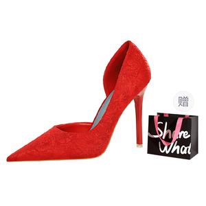 BIGTREE Зеленые женские туфли на тонком каблуке 10,5 см с сумкой для покупок, цвет Green+Shopping Bag