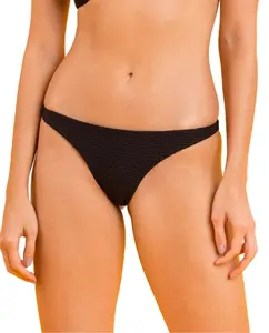 Простые бразильские плавки бикини Río de Sol, черный