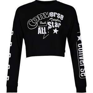 Converse Футболка женская черная