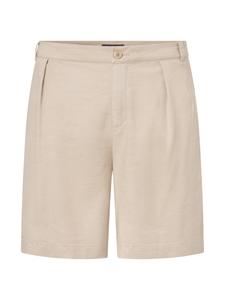 Свободные брюки со складками спереди NYDJ, бежевый