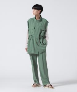 Брюки DROIT BELLO с боковой регулировкой B'2Nd, цвет Green