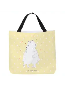 Шоппер Mr. & Mrs. Panda, желтый пастельный