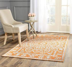 Ковер для пола SAFAVIEH, 122 x 183 см, Stone Wash Collection Copper STW207A ручной работы из премиальной шерсти и вискозы