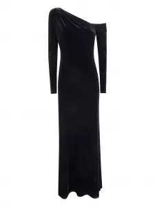 Платье на одно плечо Lauren Ralph Lauren, черный