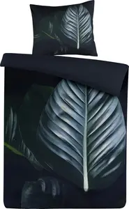 Постельное белье Tropical 100-DE Green 155 см x 220 см / 80 см x 80 см Kayoom GmbH