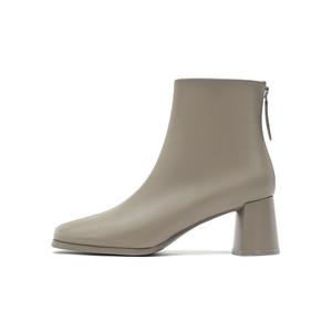 HARSON Серые женские полусапожки на каблуке 5,5 см, цвет Gray