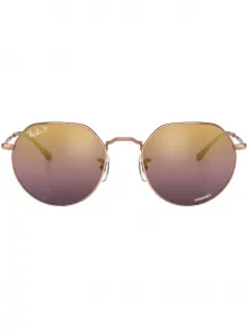 Солнцезащитные очки Jack в геометричной оправе Ray-Ban, золотой