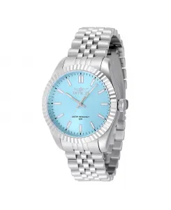 Женские часы 48907 Specialty Quartz с 3 стрелками и циферблатом Tiffany Blue Invicta, серебряный