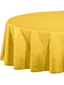 Erwin Müller Скатерть Neus из смесовой хлопчатобумажной ткани, желтого цвета