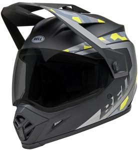 Шлем Bell mx-9 adventure mips enduro, Gray/Yellow
