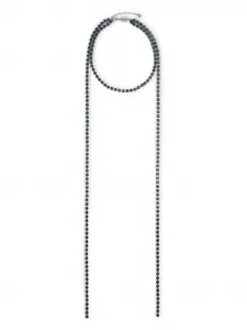 Колье с кристаллами DSQUARED2, серебяный