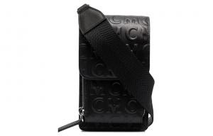 MCM Кожаная поясная сумка унисекс черная