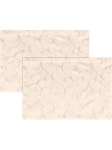 Erwin Müller Набор жаккардовых салфеток под тарелки, 2 шт , Дюссельдорф, натуральный цвет