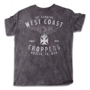 Футболка с коротким рукавом West Coast Choppers Eagle, серый