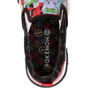 Кроссовки Ground Up Pokémon Slip-On Sneaker, цвет Black/Multicolor