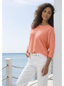 Рубашка с рукавами 3/4 абрикосового цвета Vivance