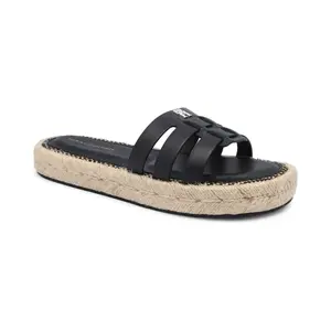 Кожаные тапочки Tommy Hilfiger, черный