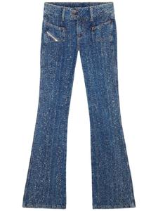 Diesel расклешенные джинсы с низкой посадкой D-Ebush, синий