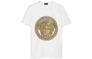 Футболка Boke Flower Series женская белая VERSACE