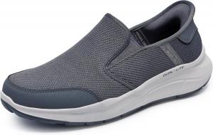 Мужские кроссовки Skechers Relaxed Fit Equalizer 5.0 без шнурков, Charcoal
