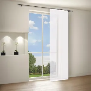 Шторка Raika на панельной каретке 1 шт. Дверная штора Raika с панельной планкой Gerster, белый