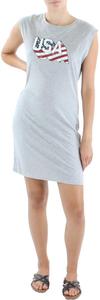 Женское платье-футболка с принтом Americana от Tommy Hilfiger, Grey