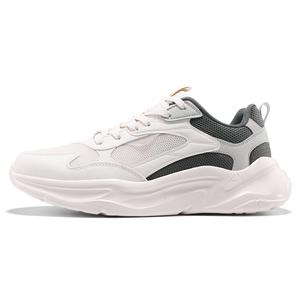 361° Нескользящие износостойкие низкие повседневные туфли мужские, белые, голубые