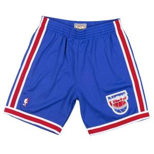 Шорты NBA SWINGMAN SHORTS NEW JERSEY NETS Mitchell And Ness, цвет Blau/Rot
