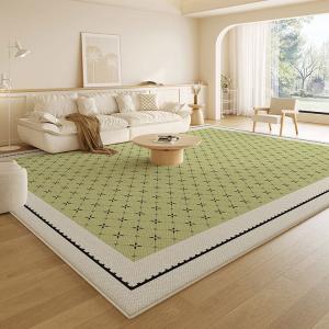 Budis Ковер 200х300 см из плюша, американский пасторальный стиль, зеленый, водонепроницаемый, утолщенный, для гостиной