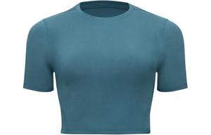 Футболка для йоги Lululemon, сине-зеленая