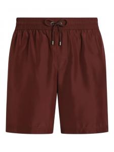 Dolce & Gabbana плавки-шорты с кулиской, красный