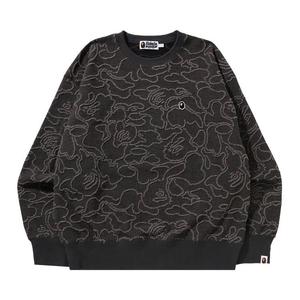 Свитер BAPE Neon Camo Jacquard Relaxed Fit Crewneck, Black