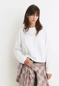 Топ с длинными рукавами Pull&Bear, White