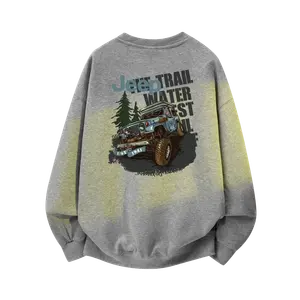 Свитшот Leisure Collection Unisex Jeep, серый