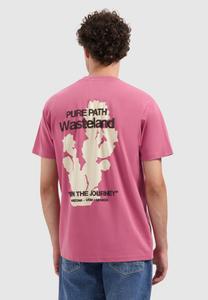 Футболка Pure Path REGULAR FIT CREWNECK SS , Raspberry/Berry