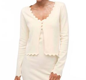 Кардиган Sisi в кремовом цвете For Love & Lemons, кремовый