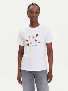 Футболка обычного кроя Funly 17160308 Pieces, белый