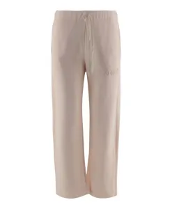 Хлопковые спортивные штаны с нашивкой логотипа Autry, розовый