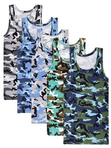 LOREZA Майка 'Jungen Unterhemden Camouflage', мультиколор