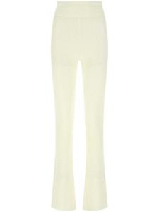 Расклешенные брюки с высокой талией ANDREĀDAMO, белый