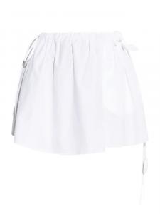 Мини-юбка с цветочной аппликацией Blumarine, белый