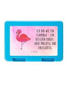 Mr. & Mrs. Panda Классическая коробка для хранения Flamingo с надписью, выполненной акварелью в розовых тонах