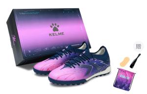 KELME Футбольные бутсы Shadow 2.0 унисекс темно-синие неоново-розовые