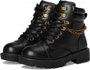 Ботинки Kurt Geiger London Kids  Chain Combat Boots, Black Smooth
